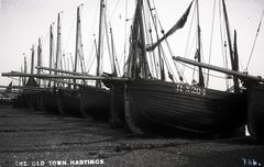 Fishing-Boats-ashore.-c1905.